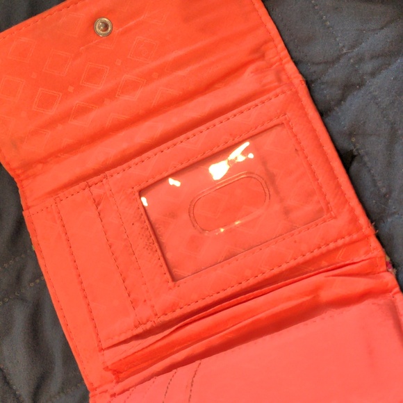 Vera Bradley Black Floral Wallet - Picture 4 of 7